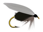 Black Gnat Classic Wet Fly Pattern from www.flyfisher.com