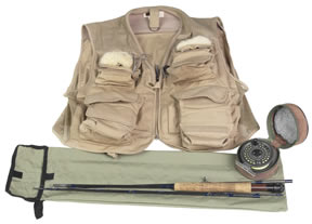 Fly Fishing Gear: Fly Rods, Fly Reels and Vest
