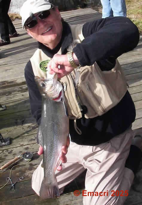 Frank with a large brook trout
