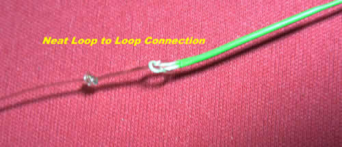 A finished loop to loop connection on a fly line at www.flyfisher.com